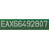 MAIN PARA SMART TV LG 4K RESOLUCION (3840 x 2160) / NUMERO DE PARTE EBT63897406 / EAX66492807 / 63406002 / GJ59R101D6 / MODELO 58UF8300-UA.AWMJLJR